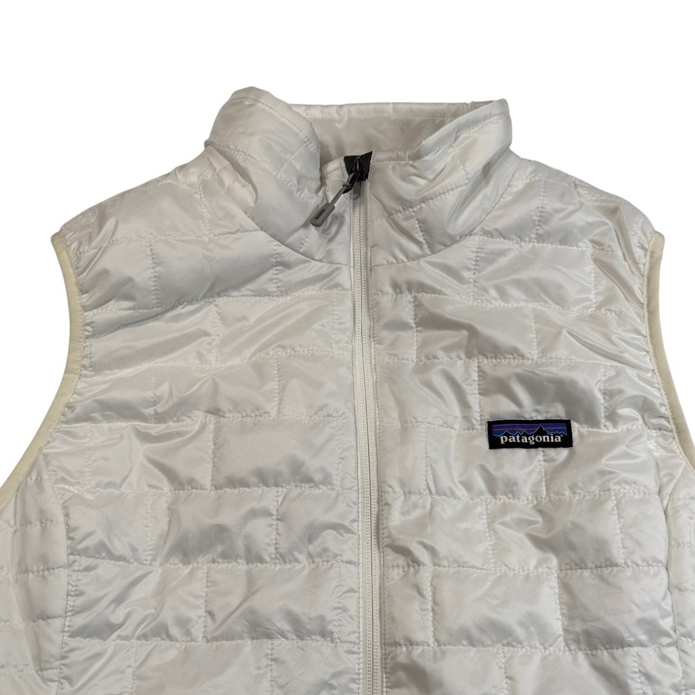 Patagonia Nano Puff Vest Birch White Womens XL NWT 84247 FA23 Quilted Puffer - Picture 10 of 13